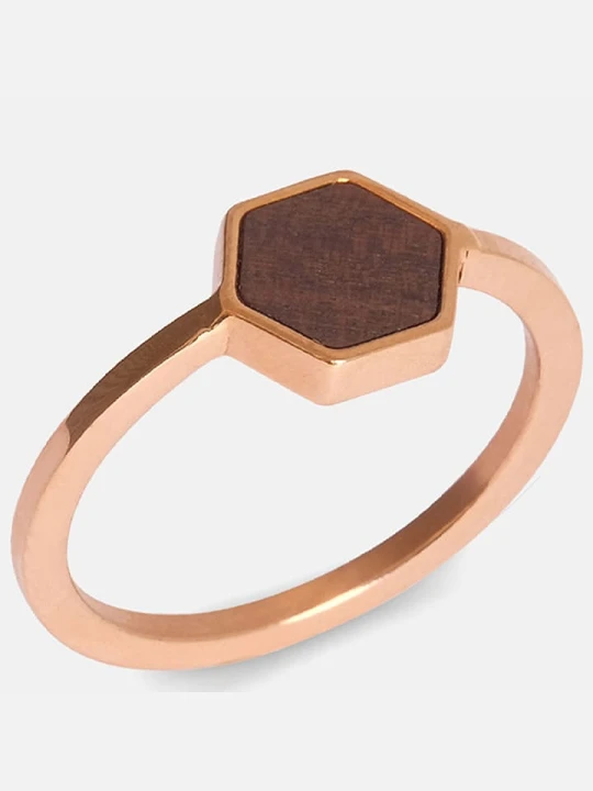 Zdjęcie produktu Kerbholz Pierścionek "Hexa" rozmiar: 52