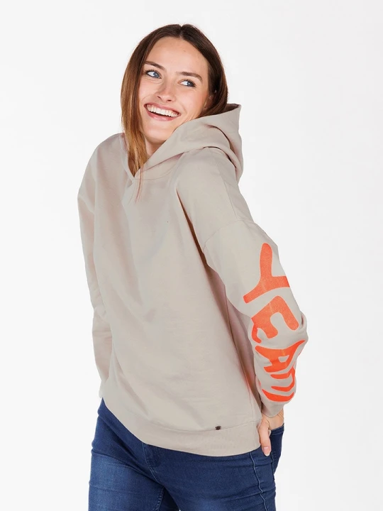 Zdjęcie produktu KEY LARGO Bluza "Yeah" w kolorze beżowym rozmiar: XL