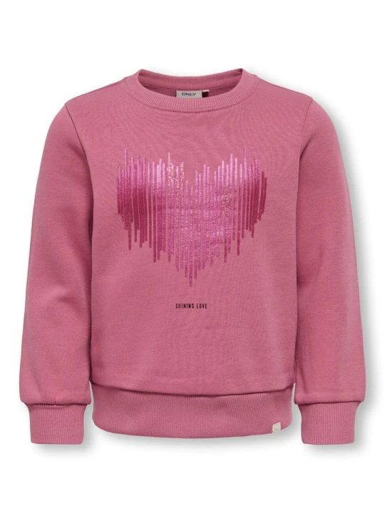 Zdjęcie produktu KIDS ONLY Bluza "Belinda" w kolorze jasnoróżowym rozmiar: 92