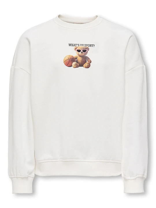 Zdjęcie produktu KIDS ONLY Bluza "Bila" w kolorze białym rozmiar: 134 / 140