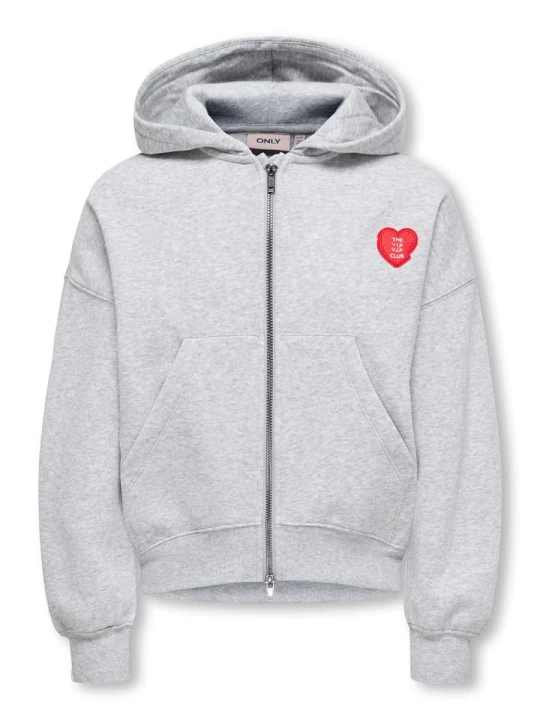 Zdjęcie produktu KIDS ONLY Bluza "Evisa" w kolorze szarym rozmiar: 122/128