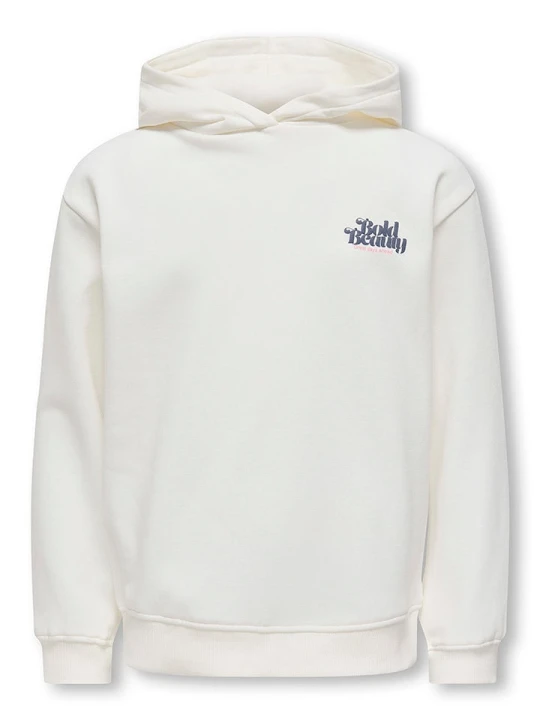 Zdjęcie produktu KIDS ONLY Bluza "Holly life" w kolorze białym rozmiar: 122 / 128