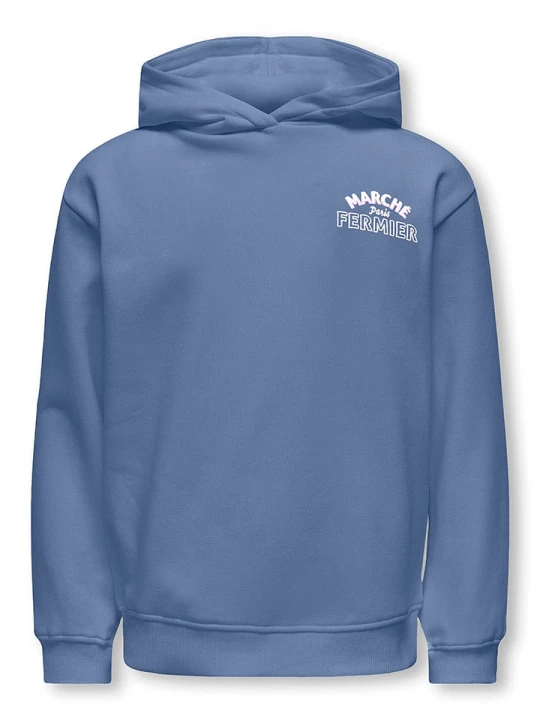 Zdjęcie produktu KIDS ONLY Bluza "Holly life" w kolorze niebieskim rozmiar: 122 / 128