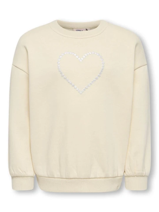 Zdjęcie produktu KIDS ONLY Bluza "Kate" w kolorze kremowym rozmiar: 122