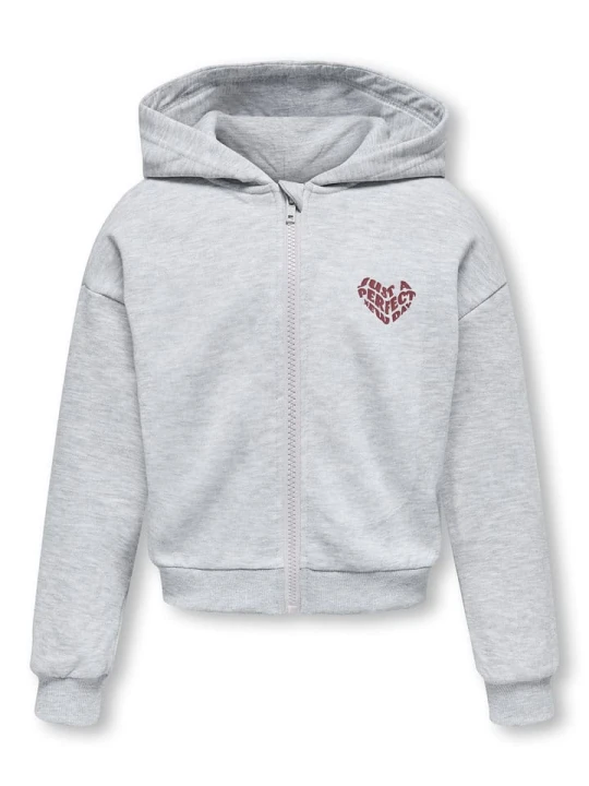 Zdjęcie produktu KIDS ONLY Bluza "Rita" w kolorze szarym rozmiar: 122 / 128