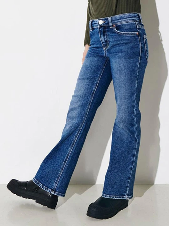 Zdjęcie produktu KIDS ONLY Dżinsy - wide leg - w kolorze niebieskim rozmiar: 152