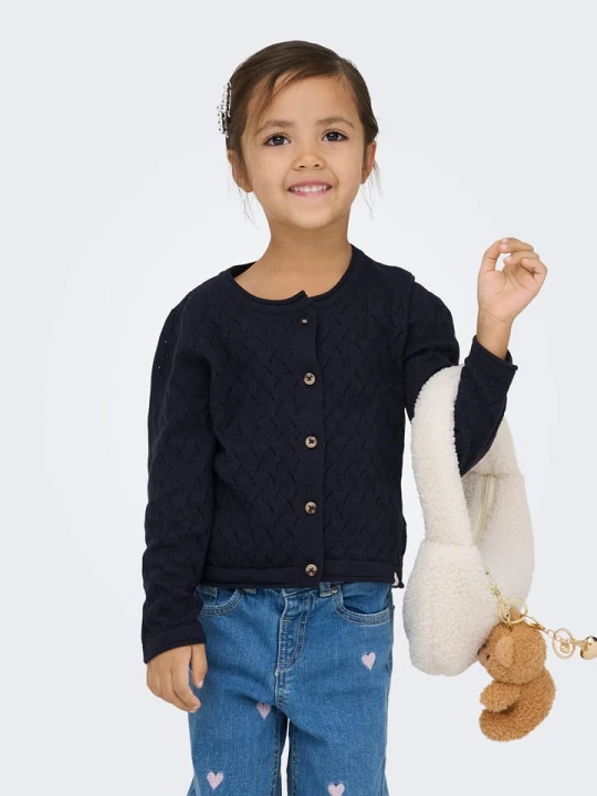 Zdjęcie produktu KIDS ONLY Kardigan "Megan" w kolorze granatowym rozmiar: 92