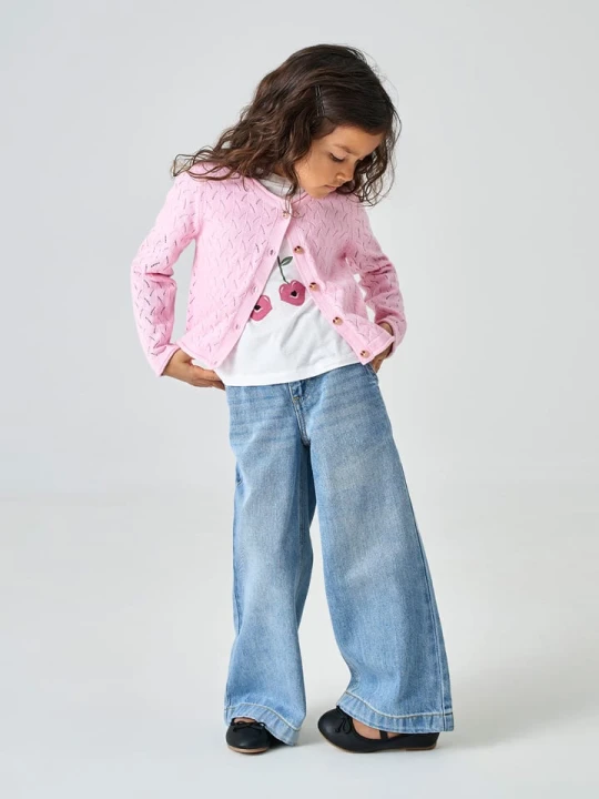 Zdjęcie produktu KIDS ONLY Kardigan "Megan" w kolorze jasnoróżowym rozmiar: 104