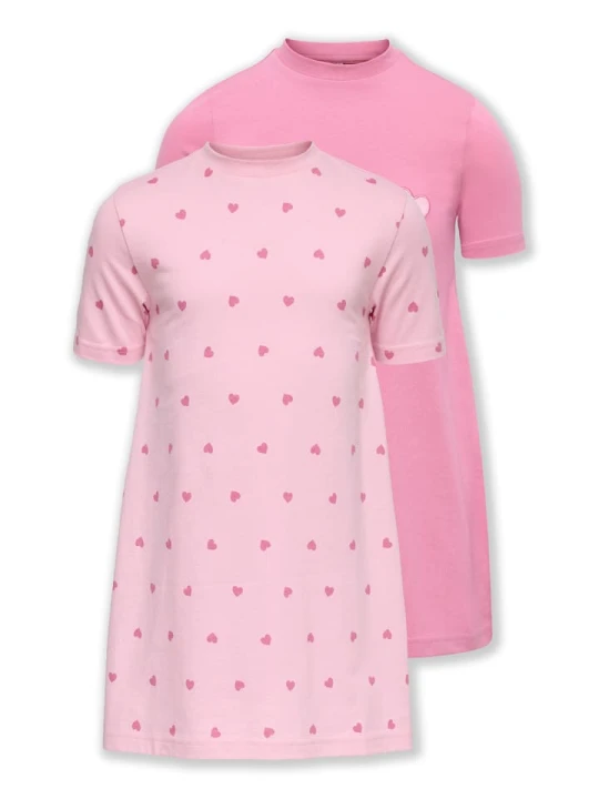 Zdjęcie produktu KIDS ONLY Koszule nocne (2 szt.) "Rila" w kolorze jasnoróżowym rozmiar: 128