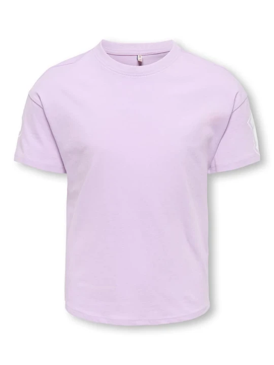 Zdjęcie produktu KIDS ONLY Koszulka "Amoura" w kolorze fioletowym rozmiar: 158 / 164