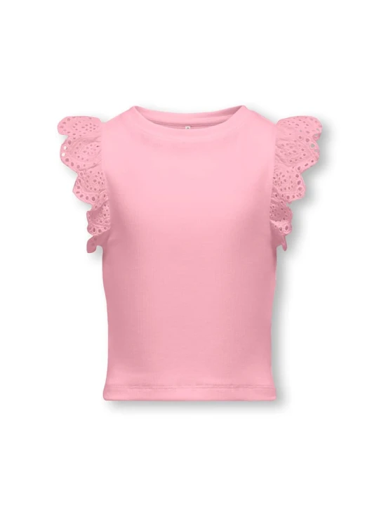 Zdjęcie produktu KIDS ONLY Koszulka "Drea" w kolorze jasnoróżowym rozmiar: 158 / 164