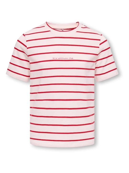 Zdjęcie produktu KIDS ONLY Koszulka "Helle" w kolorze jasnoróżowo-czerwonym rozmiar: 158 / 164