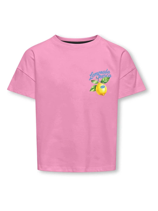 Zdjęcie produktu KIDS ONLY Koszulka "Mellie" w kolorze jasnoróżowym rozmiar: 122 / 128