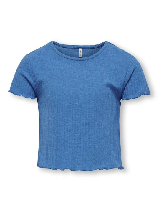 Zdjęcie produktu KIDS ONLY Koszulka "Nella" w kolorze niebieskim rozmiar: 134/140