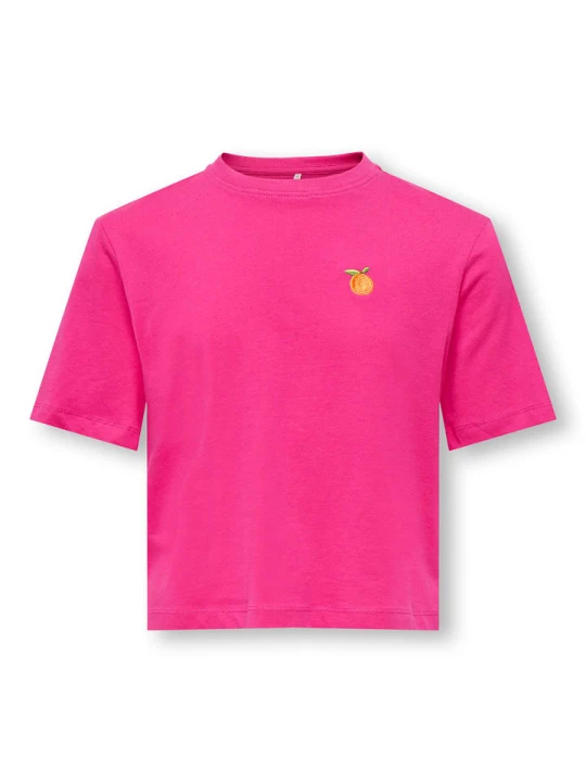 Zdjęcie produktu KIDS ONLY Koszulka "Rex" w kolorze różowym rozmiar: 158 / 164