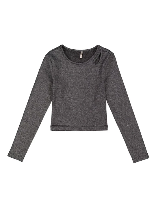 Zdjęcie produktu KIDS ONLY Koszulka "Trinny" w kolorze antracytowym rozmiar: 122 / 128
