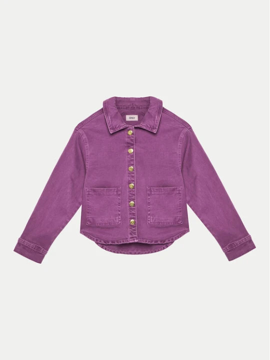 Zdjęcie produktu Kids ONLY Kurtka jeansowa Jasje 15339604 Fioletowy Regular Fit