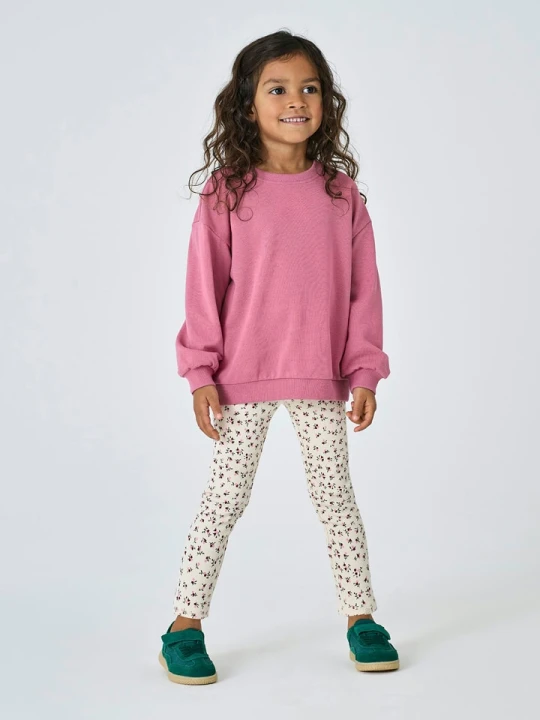 Zdjęcie produktu KIDS ONLY Legginsy "Trinny" w kolorze beżowym rozmiar: 110