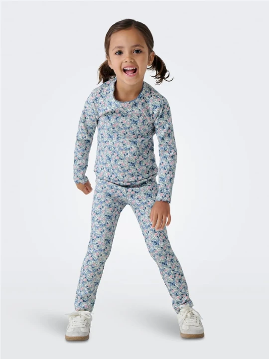 Zdjęcie produktu KIDS ONLY Legginsy "Trinny" w kolorze błękitnym rozmiar: 128