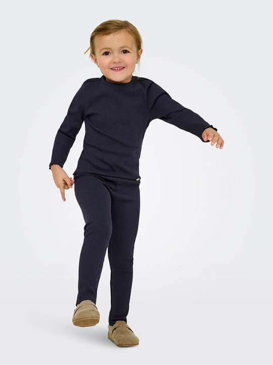 Zdjęcie produktu KIDS ONLY Legginsy "Trinny" w kolorze granatowym rozmiar: 104