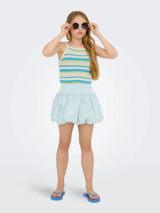 Zdjęcie produktu KIDS ONLY Spódnica "Lia" w kolorze błękitnym rozmiar: 122 / 128
