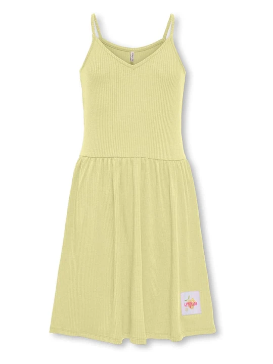 Zdjęcie produktu KIDS ONLY Sukienka "Lianna" w kolorze żółtym rozmiar: 122/128