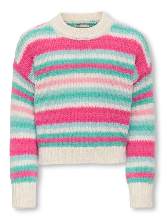 Zdjęcie produktu KIDS ONLY Sweter "Alyssa" ze wzorem rozmiar: 122 / 128