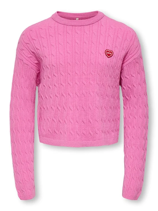 Zdjęcie produktu KIDS ONLY Sweter "Gibi" w kolorze różowym rozmiar: 158 / 164