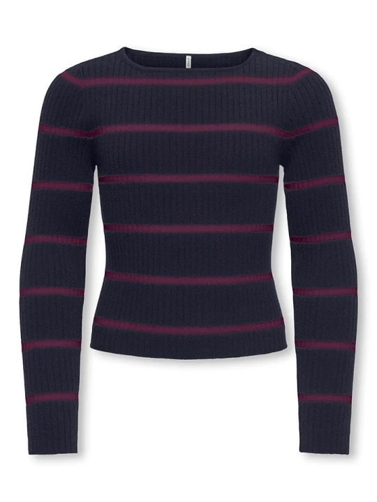 Zdjęcie produktu KIDS ONLY Sweter "Ibi" w kolorze granatowo-fioletowym rozmiar: 122 / 128