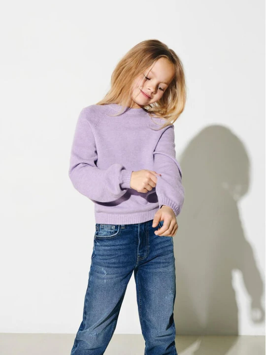 Zdjęcie produktu Kids ONLY Sweter Lesley 15246166 Fioletowy Regular Fit