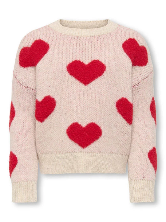 Zdjęcie produktu KIDS ONLY Sweter "Naja" w kolorze beżowym rozmiar: 92