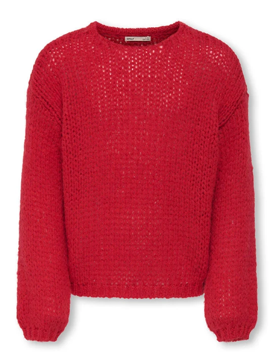 Zdjęcie produktu KIDS ONLY Sweter "Nordic" w kolorze czerwonym rozmiar: 158 / 164