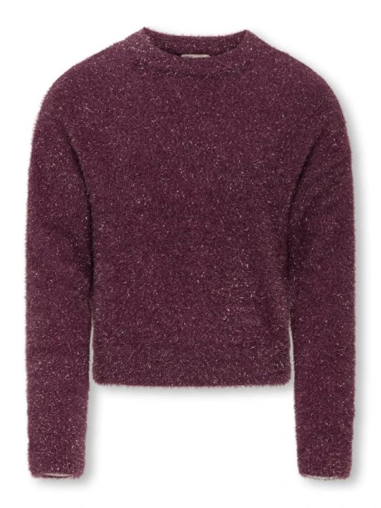 Zdjęcie produktu KIDS ONLY Sweter "Piumo" w kolorze fioletowym rozmiar: 134/140