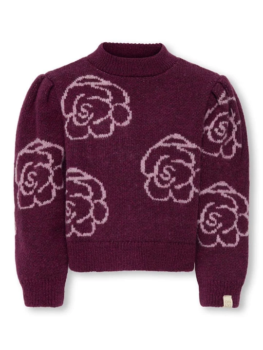 Zdjęcie produktu KIDS ONLY Sweter "Tina" w kolorze fioletowym rozmiar: 92