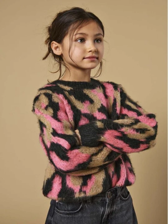 Zdjęcie produktu Kids ONLY Sweter Wild 15329326 Kolorowy Regular Fit