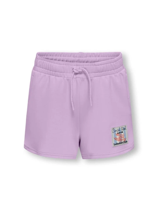 Zdjęcie produktu KIDS ONLY Szorty dresowe "Ada" w kolorze fioletowym rozmiar: 122/128
