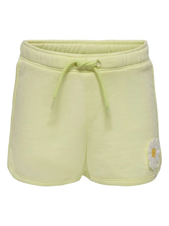 Zdjęcie produktu KIDS ONLY Szorty dresowe "Ginnie" w kolorze żółtym rozmiar: 92