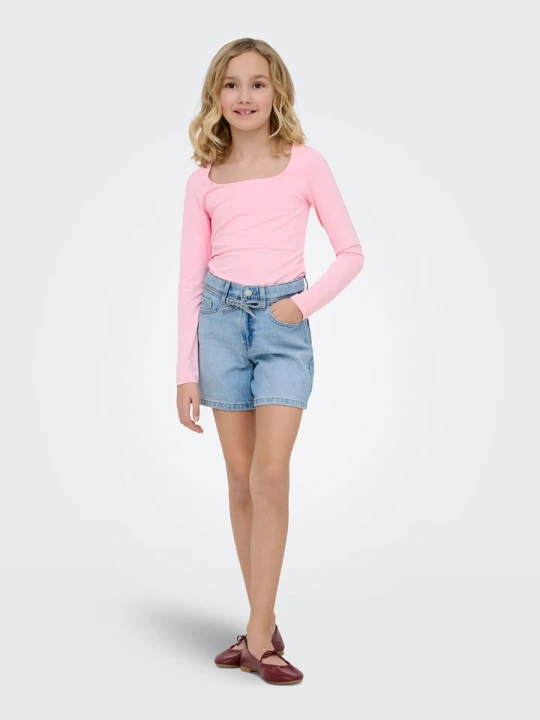 Zdjęcie produktu KIDS ONLY Szorty dżinsowe "Gianna" w kolorze błękitnym rozmiar: 140