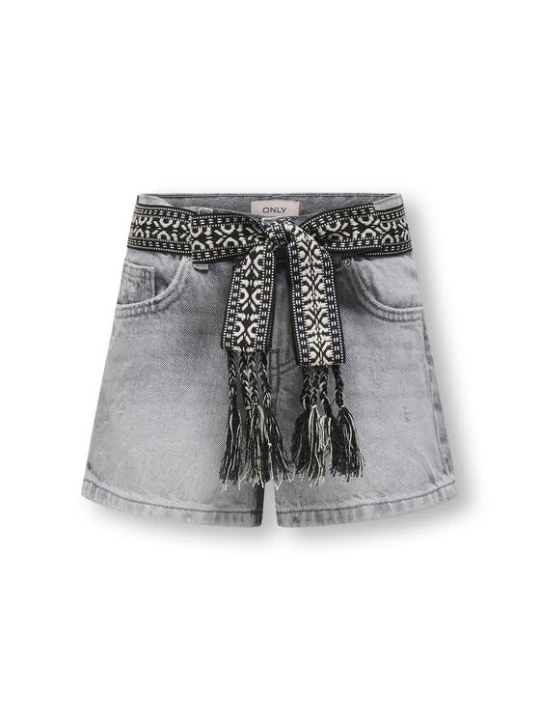 Zdjęcie produktu Kids ONLY Szorty jeansowe 15345607 Szary Straight Fit