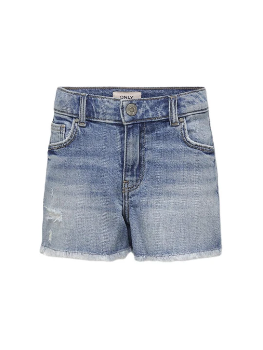 Zdjęcie produktu Kids ONLY Szorty jeansowe Robyn 15291605 Niebieski Straight Fit