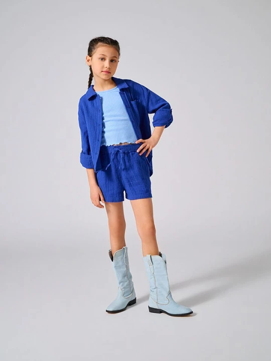 Zdjęcie produktu KIDS ONLY Szorty "Thyra" w kolorze niebieskim rozmiar: 140