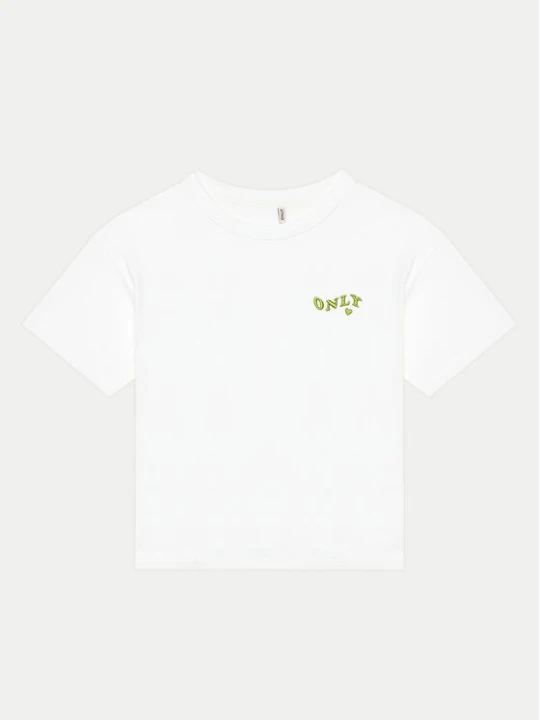 Zdjęcie produktu Kids ONLY T-Shirt Maiken 15313877 Biały Regular Fit