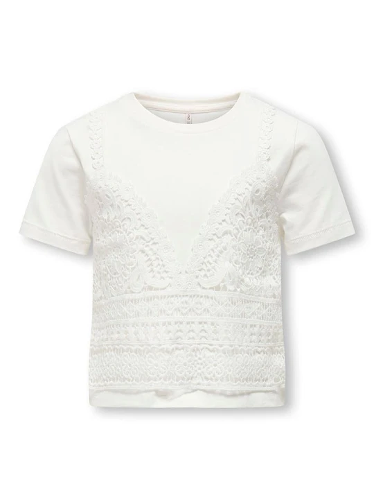 Zdjęcie produktu KIDS ONLY Top "Betsy" w kolorze białym rozmiar: 158 / 164