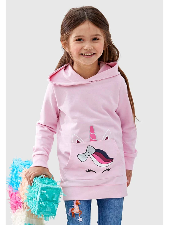 Zdjęcie produktu Kidsworld Bluza w kolorze jasnoróżowym rozmiar: 140