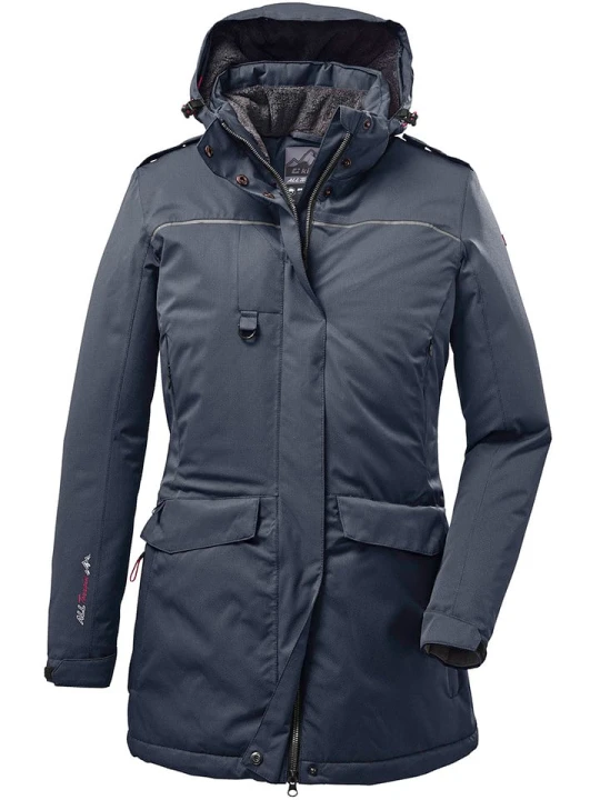 Zdjęcie produktu Killtec Parka funkcyjna "Ostfold" w kolorze granatowym rozmiar: 42