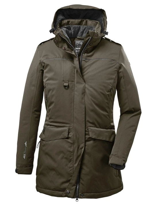 Zdjęcie produktu Killtec Parka funkcyjna "Ostfold" w kolorze khaki rozmiar: 42