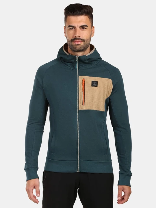 Zdjęcie produktu Kilpi Bluza "Balu" w kolorze zielono-beżowym rozmiar: 3XL