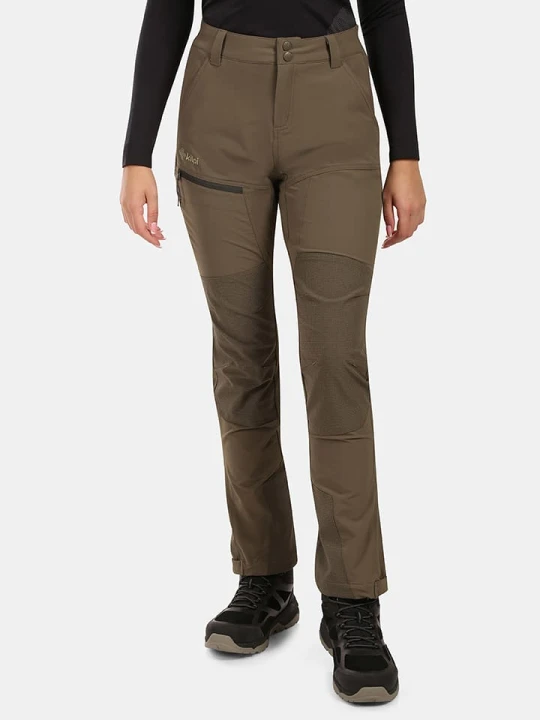 Zdjęcie produktu Kilpi Spodnie softshellowe "Villain" w kolorze khaki rozmiar: 42S