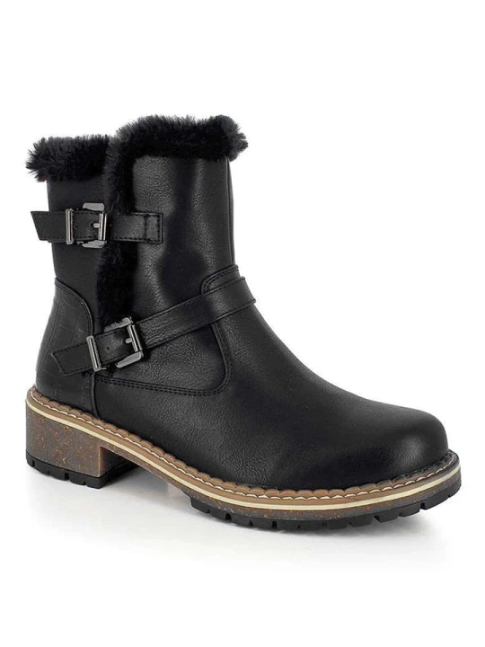 Zdjęcie produktu Kimberfeel Botki "Lea" w kolorze czarnym rozmiar: 39