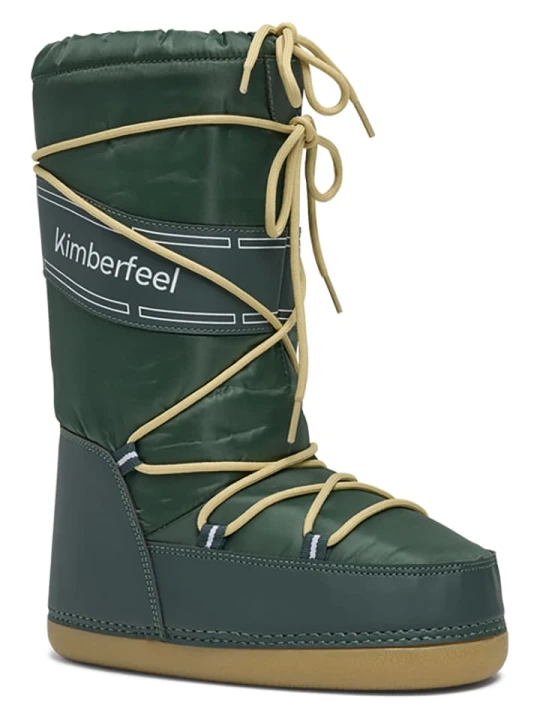 Zdjęcie produktu Kimberfeel Kozaki zimowe "Gaia" w kolorze zielonym rozmiar: 32/34